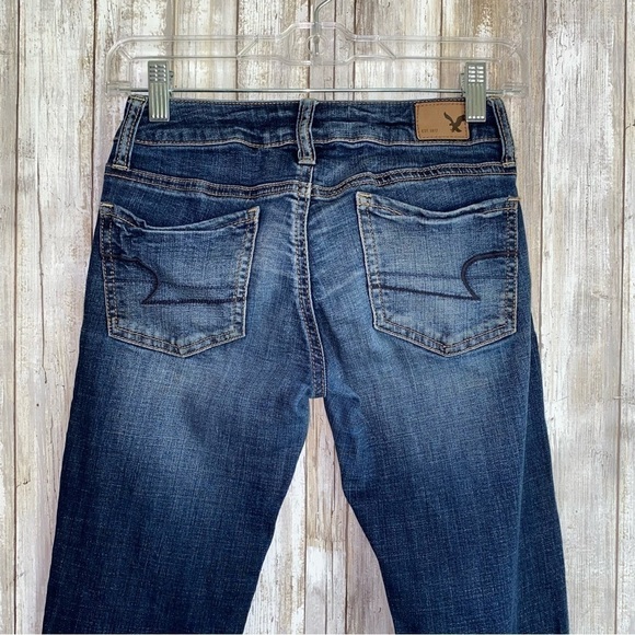 American Eagle Jegging Super Stretch Medium Wash Jeans - Picture 4 of 7